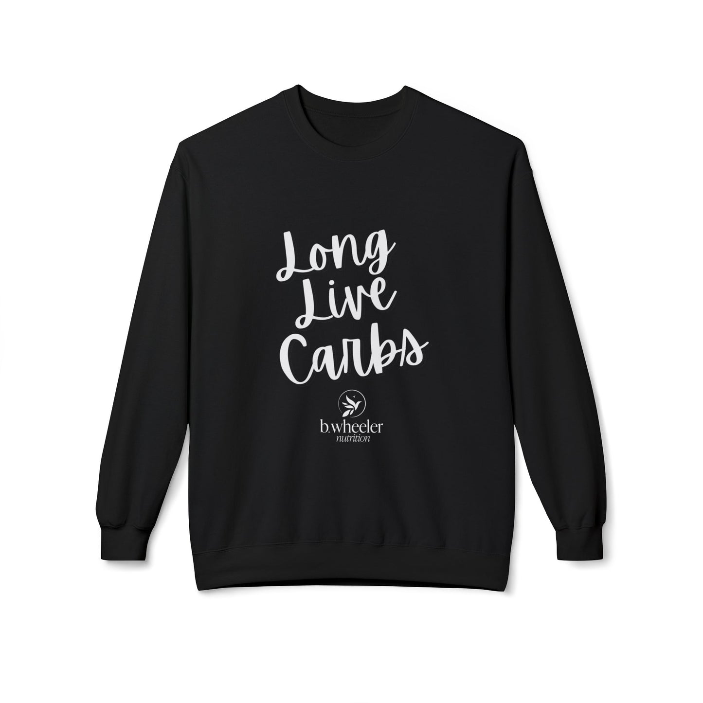 Long Live Carbs Softstyle Fleece Crewneck Sweatshirt