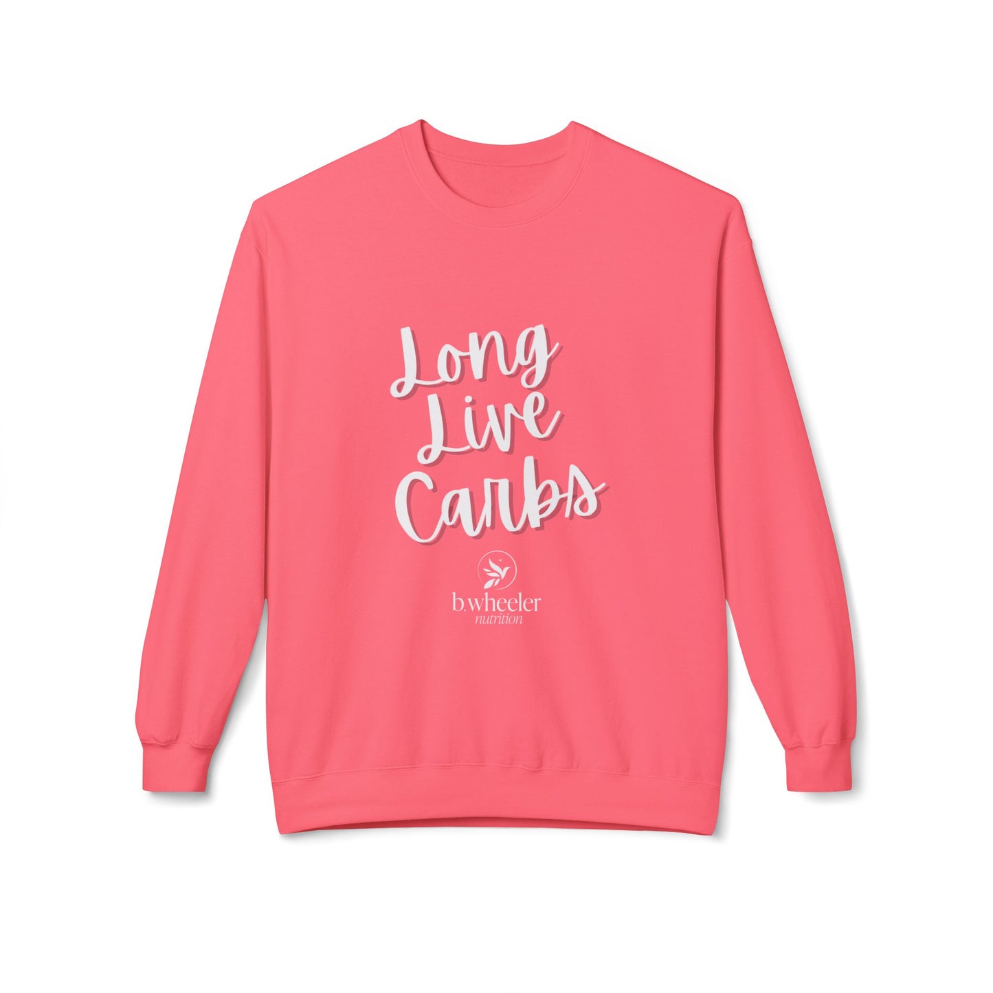 Long Live Carbs Softstyle Fleece Crewneck Sweatshirt