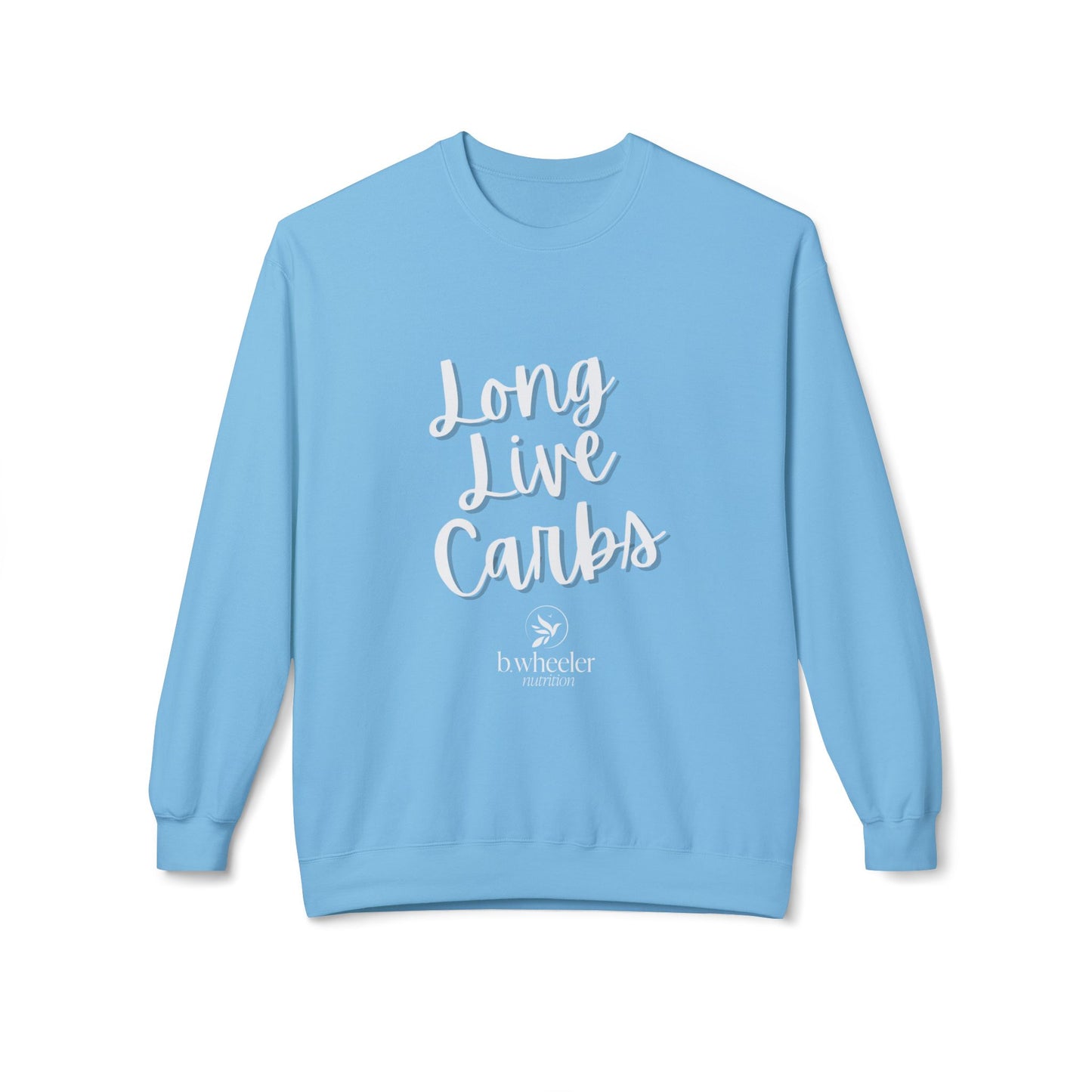 Long Live Carbs Softstyle Fleece Crewneck Sweatshirt