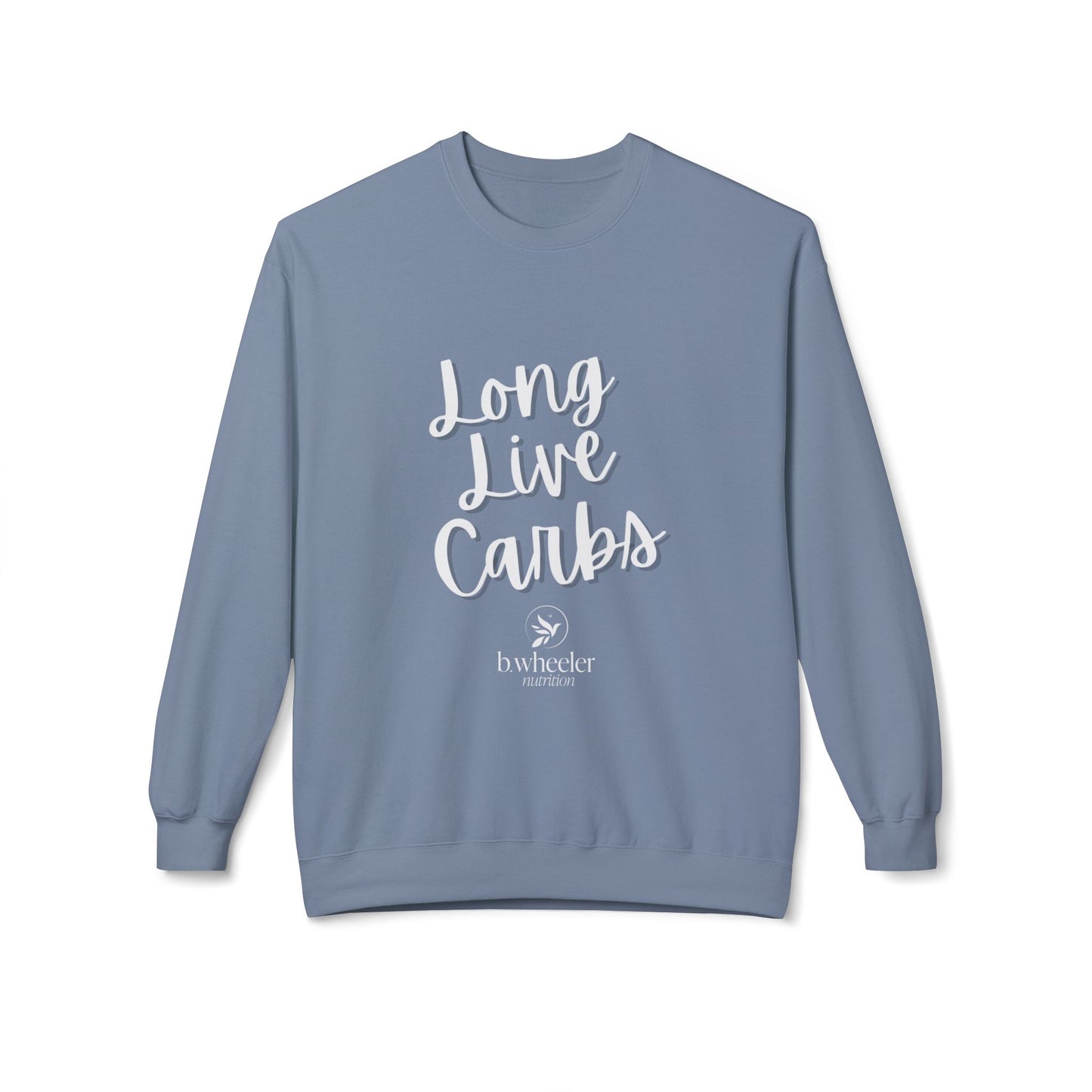 Long Live Carbs Softstyle Fleece Crewneck Sweatshirt