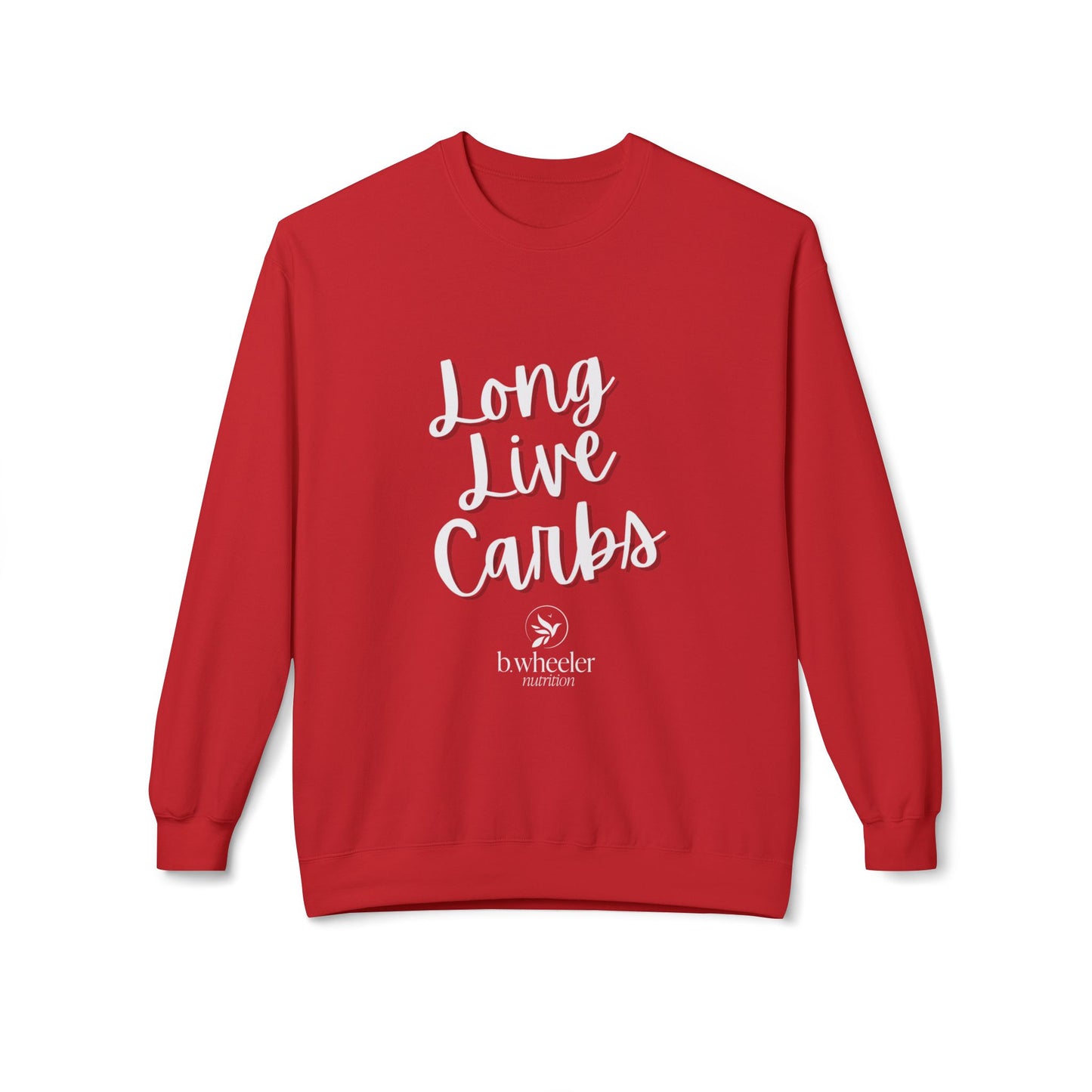 Long Live Carbs Softstyle Fleece Crewneck Sweatshirt