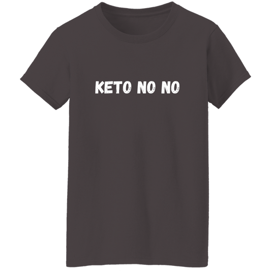 Keto No No Ladies' 5.3 oz. T-Shirt