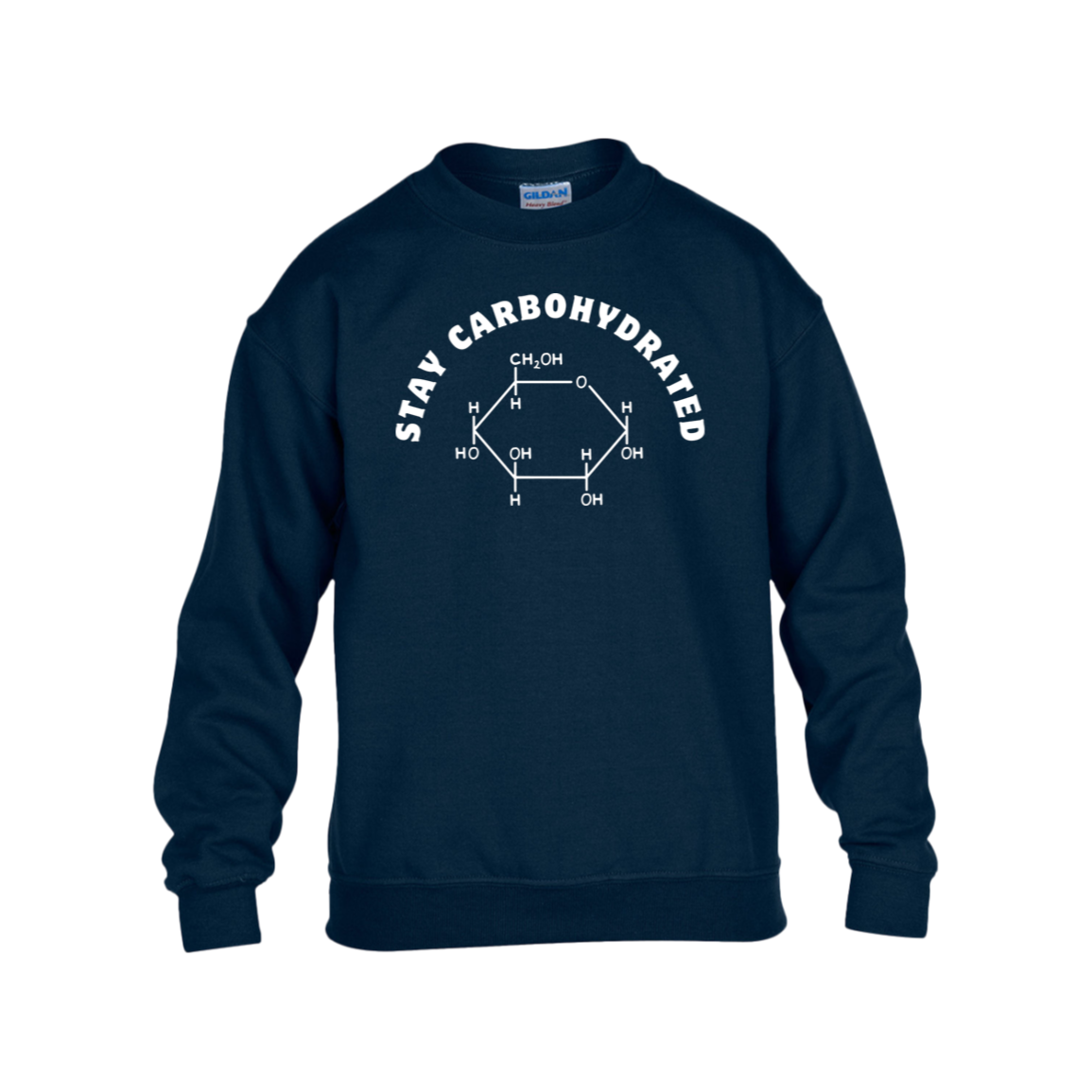 Stay Carbohydrated Kids Heavy Blend Fleece Crew