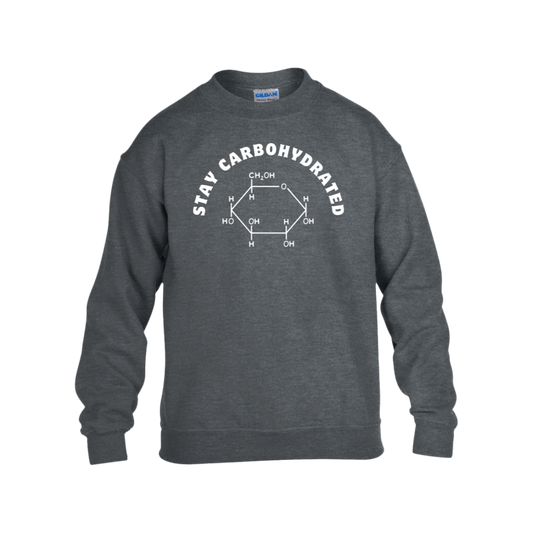 Stay Carbohydrated Kids Heavy Blend Fleece Crew