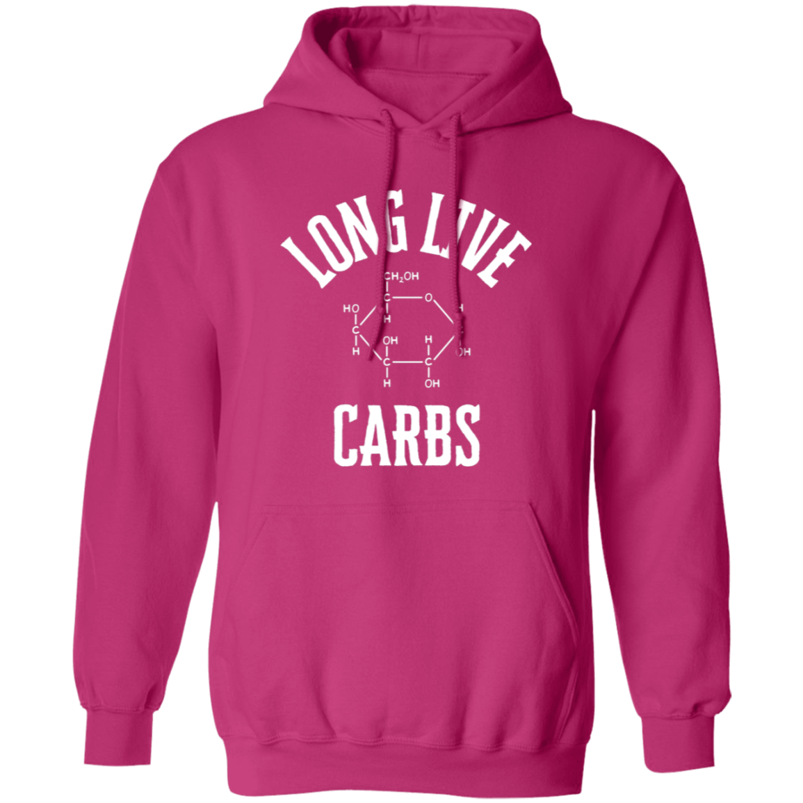 Long Live Carbs Pullover Hoodie